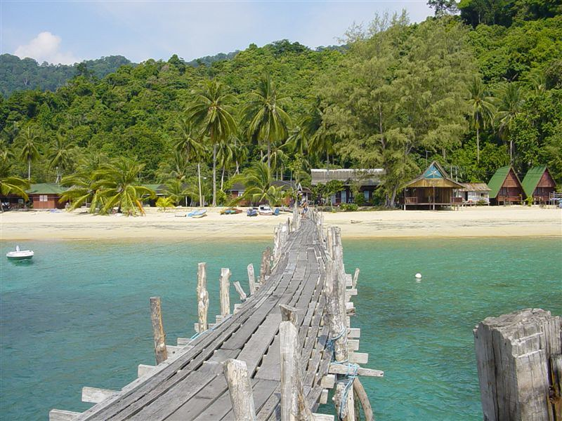 Genting Quiet Village Feel and Local Island Atmosphere in Tioman Island