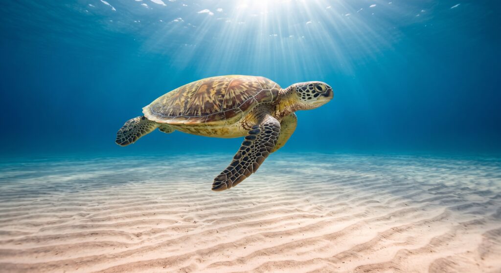 Turtle Watching in Perhentian Island