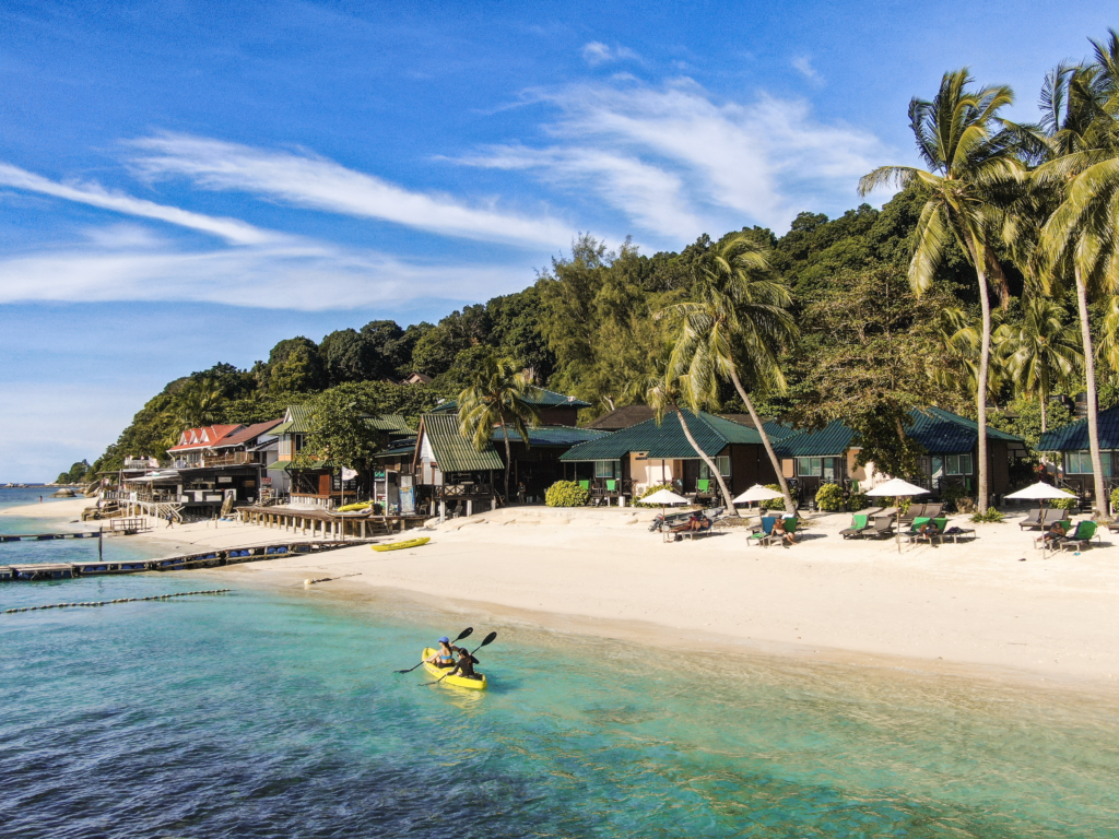 Stay at Tuna Bay Island Resort, Perhentian Island in September and October