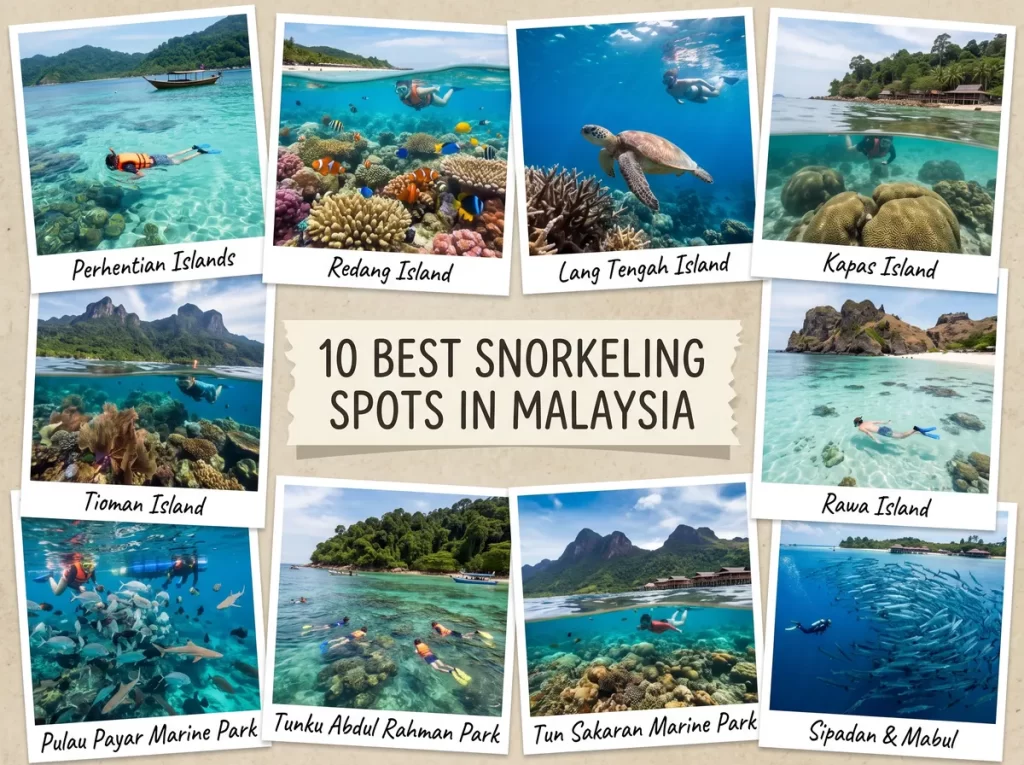 10 best snorkeling best spots in malaysia